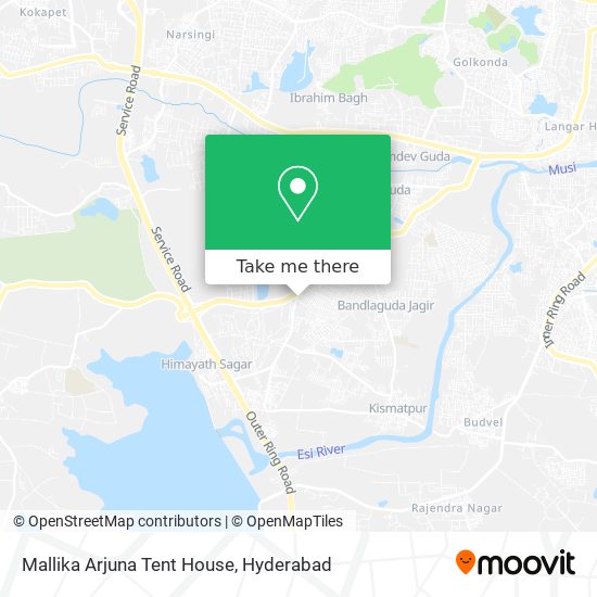 Mallika Arjuna Tent House map