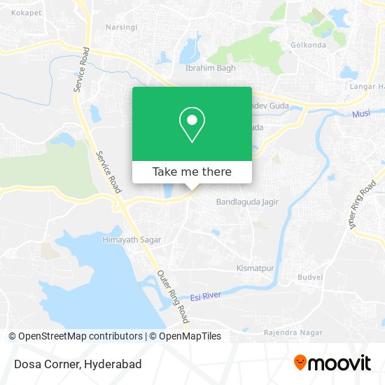 Dosa Corner map