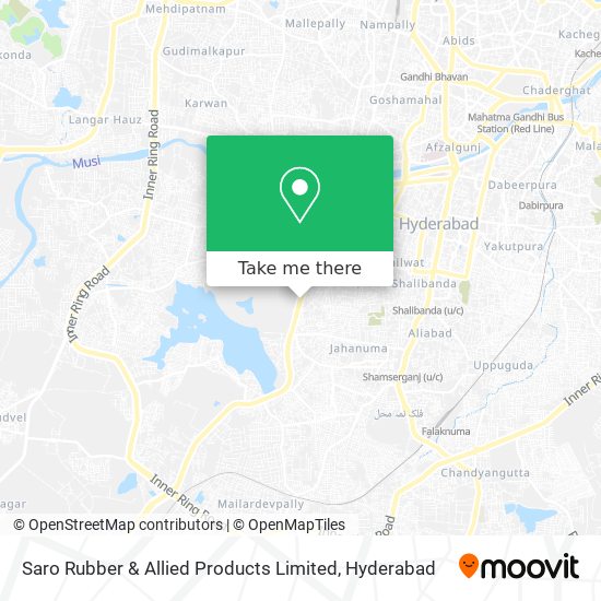 Saro Rubber & Allied Products Limited map