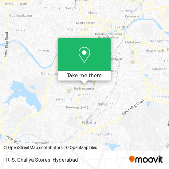 R. S. Chaliya Stores map