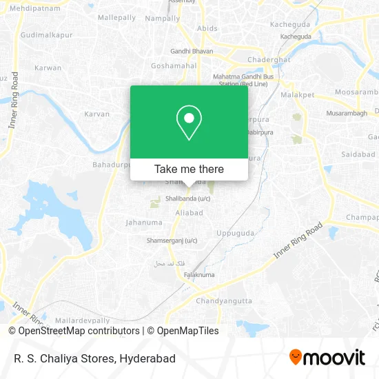 R. S. Chaliya Stores map