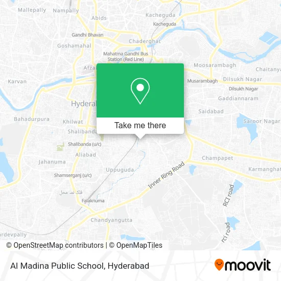Al Madina Public School map