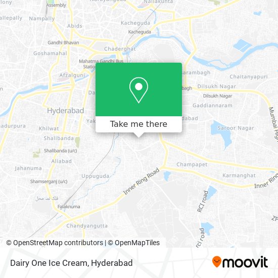 Dairy One Ice Cream map