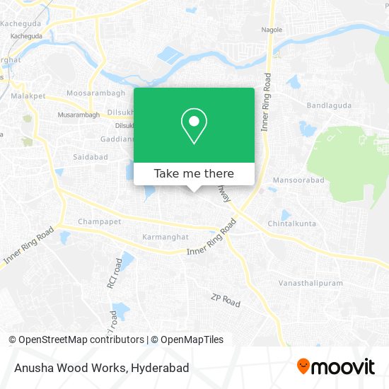 Anusha Wood Works map