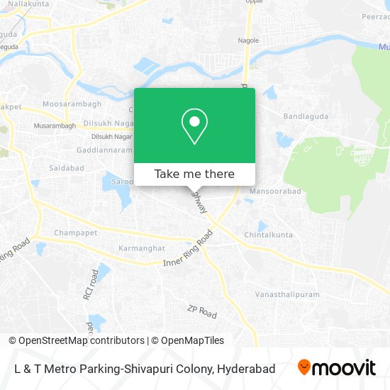 L & T Metro Parking-Shivapuri Colony map