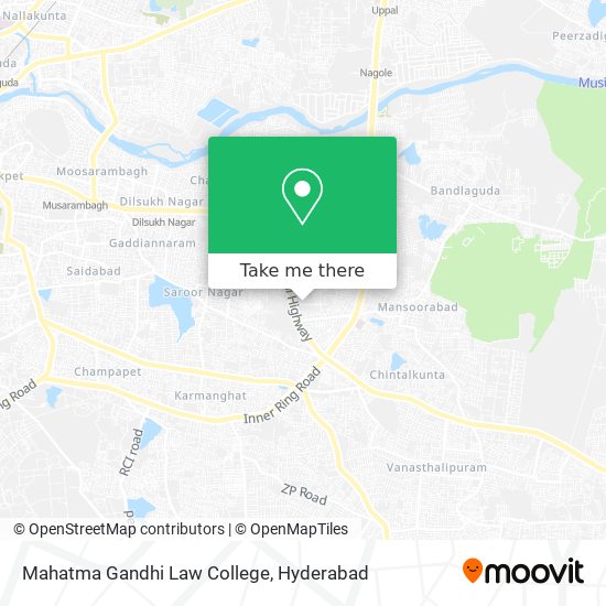 Mahatma Gandhi Law College map