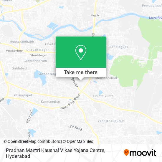 Pradhan Mantri Kaushal Vikas Yojana Centre map