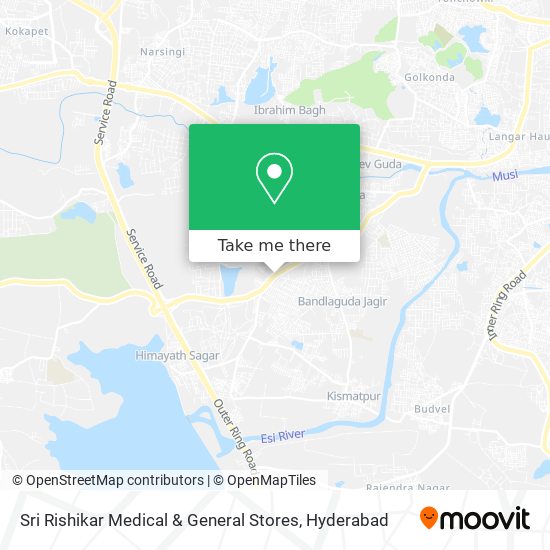 Sri Rishikar Medical & General Stores map