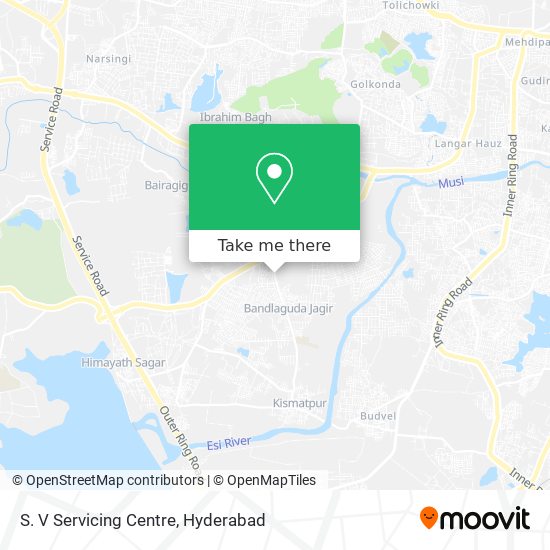 S. V Servicing Centre map