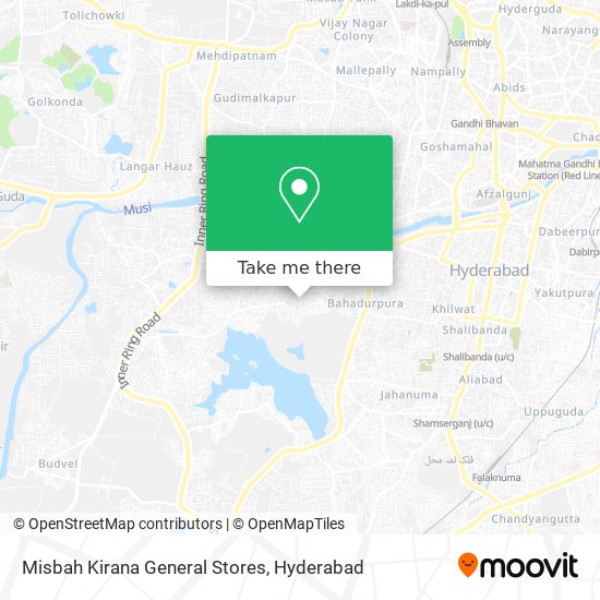 Misbah Kirana General Stores map