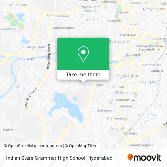 Indian Stars Grammar High School map