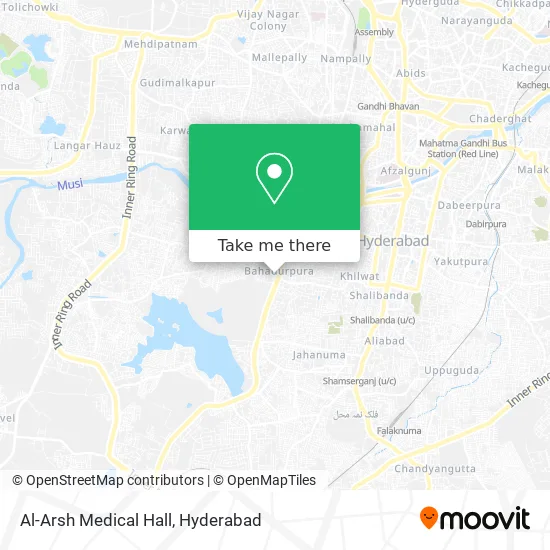 Al-Arsh Medical Hall map