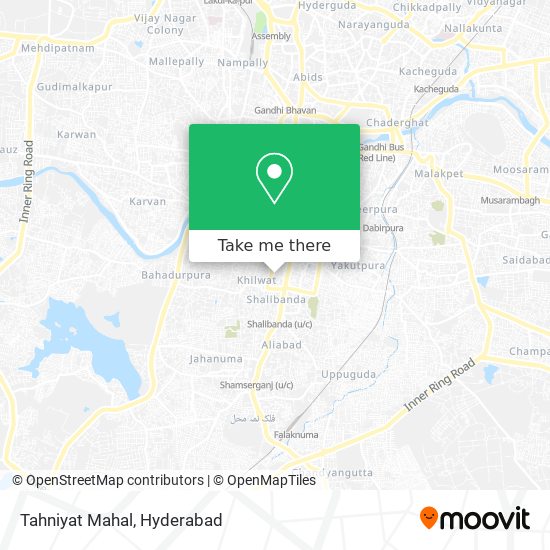 Tahniyat Mahal map