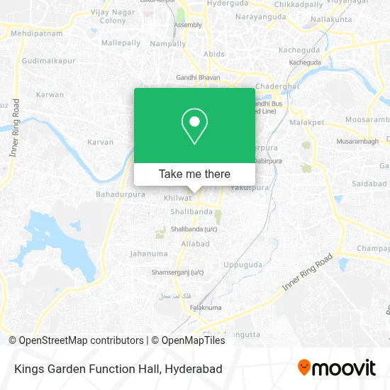 Kings Garden Function Hall map