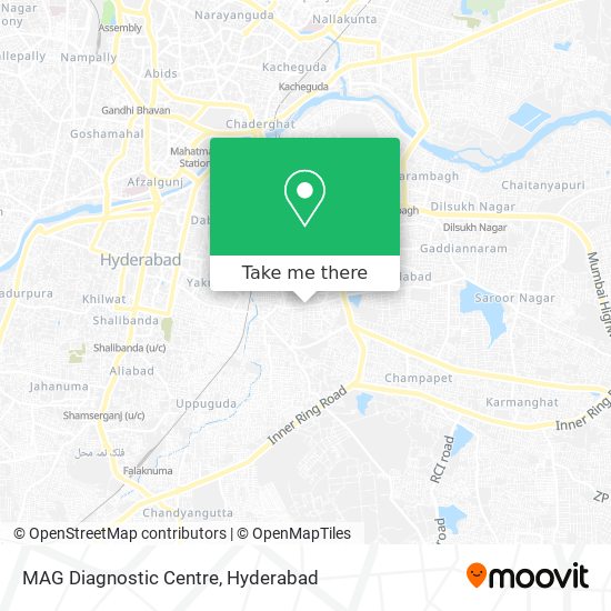 MAG Diagnostic Centre map