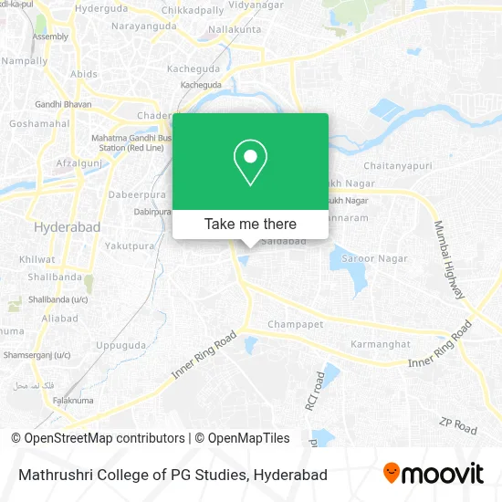Mathrushri College of PG Studies map