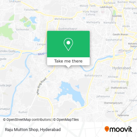 Raju Mutton Shop map