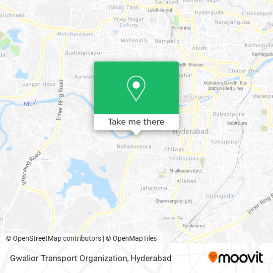 Gwalior Transport Organization map