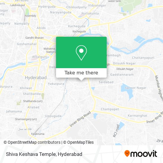 Shiva Keshava Temple map