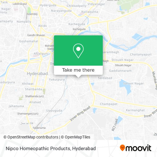 Nipco Homeopathic Products map