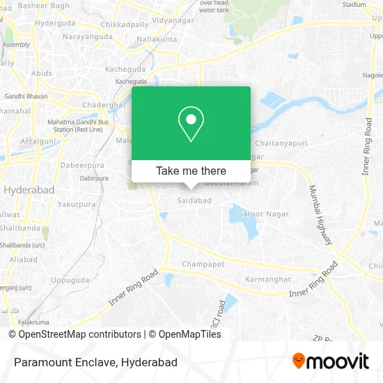 Paramount Enclave map