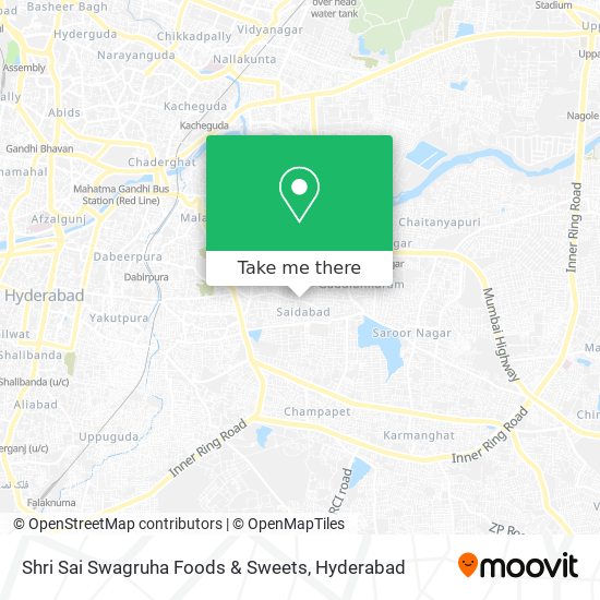 Shri Sai Swagruha Foods & Sweets map