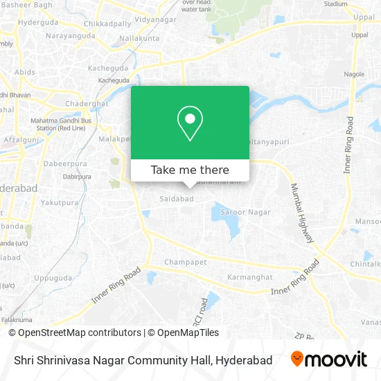 Shri Shrinivasa Nagar Community Hall map