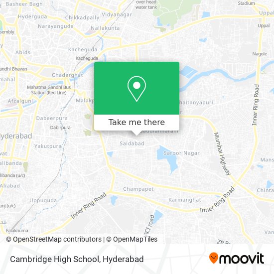 Cambridge High School map