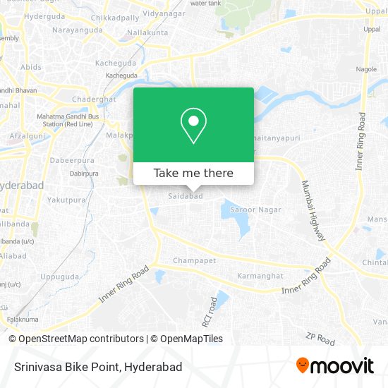 Srinivasa Bike Point map