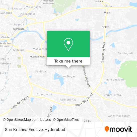 Shri Krishna Enclave map