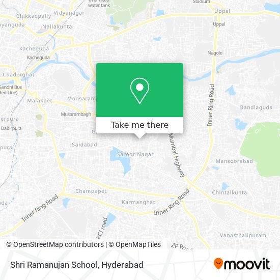 Shri Ramanujan School map