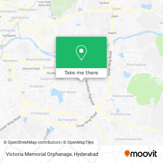 Victoria Memorial Orphanage map