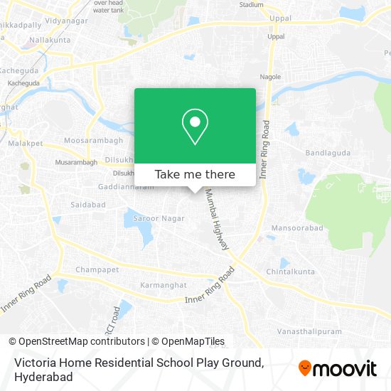 Victoria Home Residential School Play Ground map