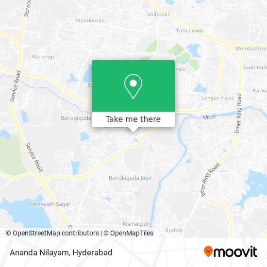 Ananda Nilayam map