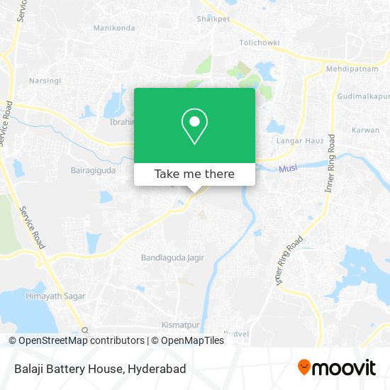 Balaji Battery House map