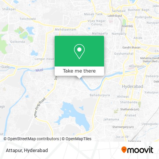 Attapur map