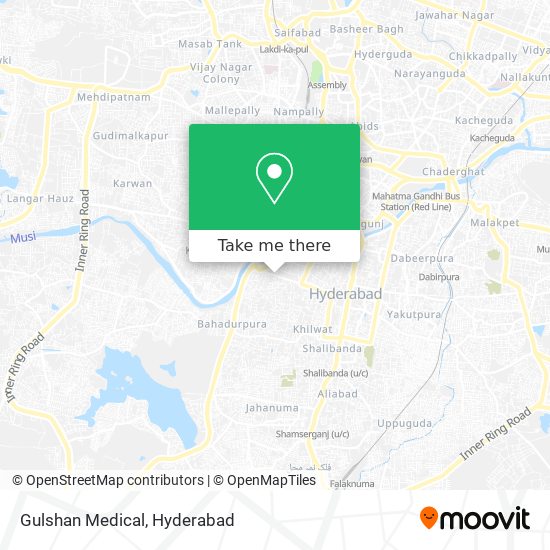 Gulshan Medical map