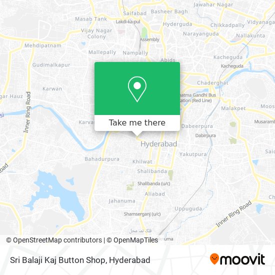 Sri Balaji Kaj Button Shop map