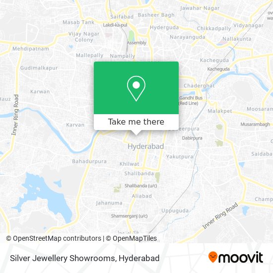 Silver Jewellery Showrooms map