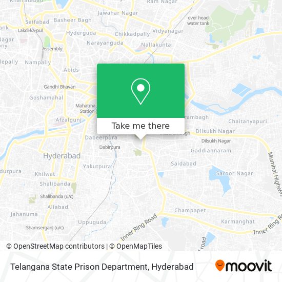 Telangana State Prison Department map