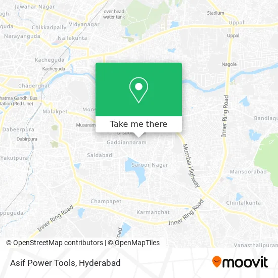 Asif Power Tools map