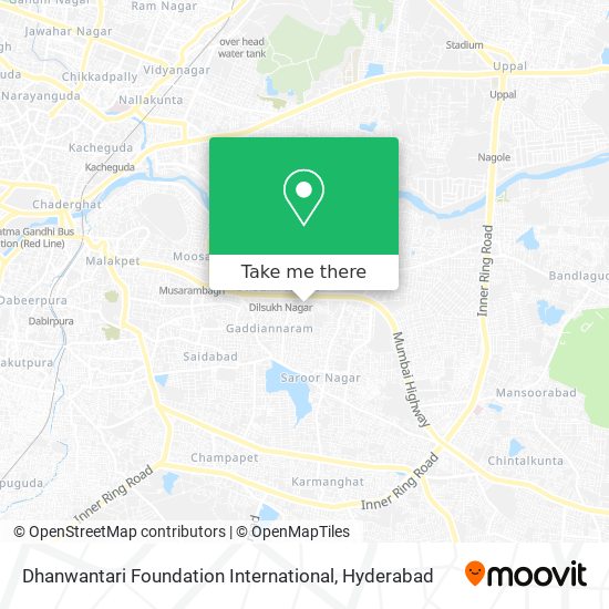 Dhanwantari Foundation International map