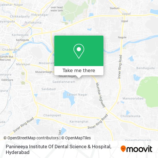 Panineeya Institute Of Dental Science & Hospital map