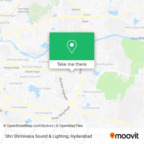 Shri Shrinivasa Sound & Lighting map