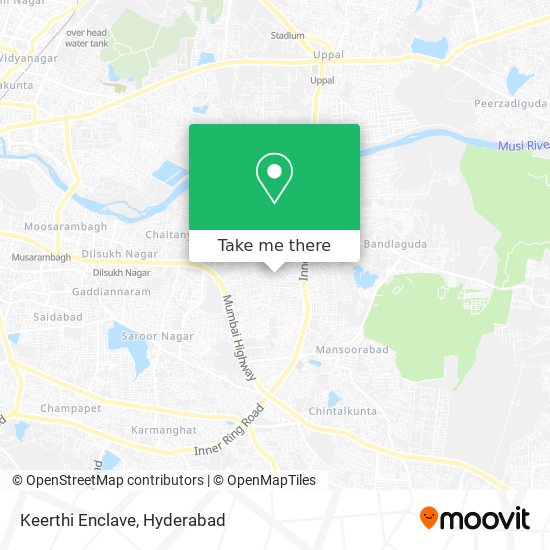 Keerthi Enclave map