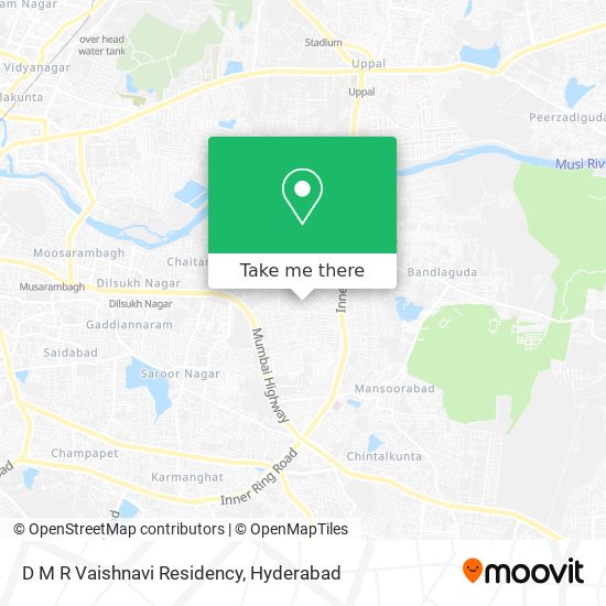 D M R Vaishnavi Residency map