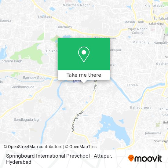 Springboard International Preschool - Attapur map