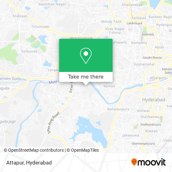 Attapur map