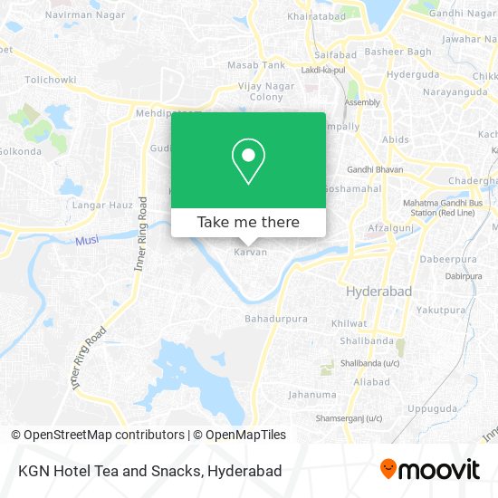 KGN Hotel Tea and Snacks map