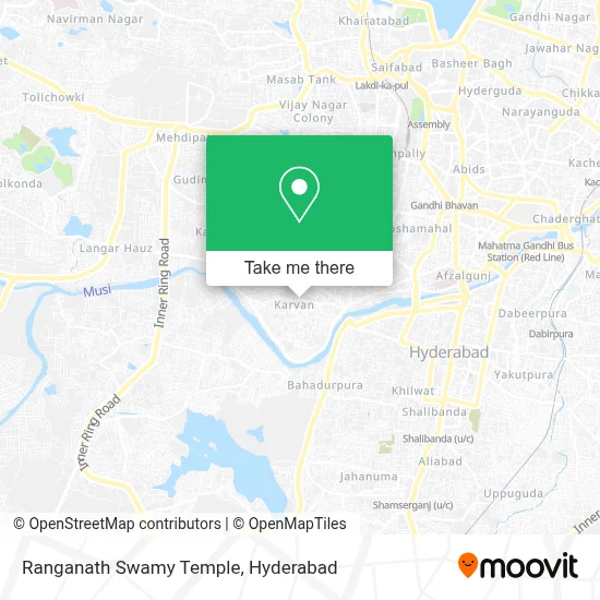 Ranganath Swamy Temple map